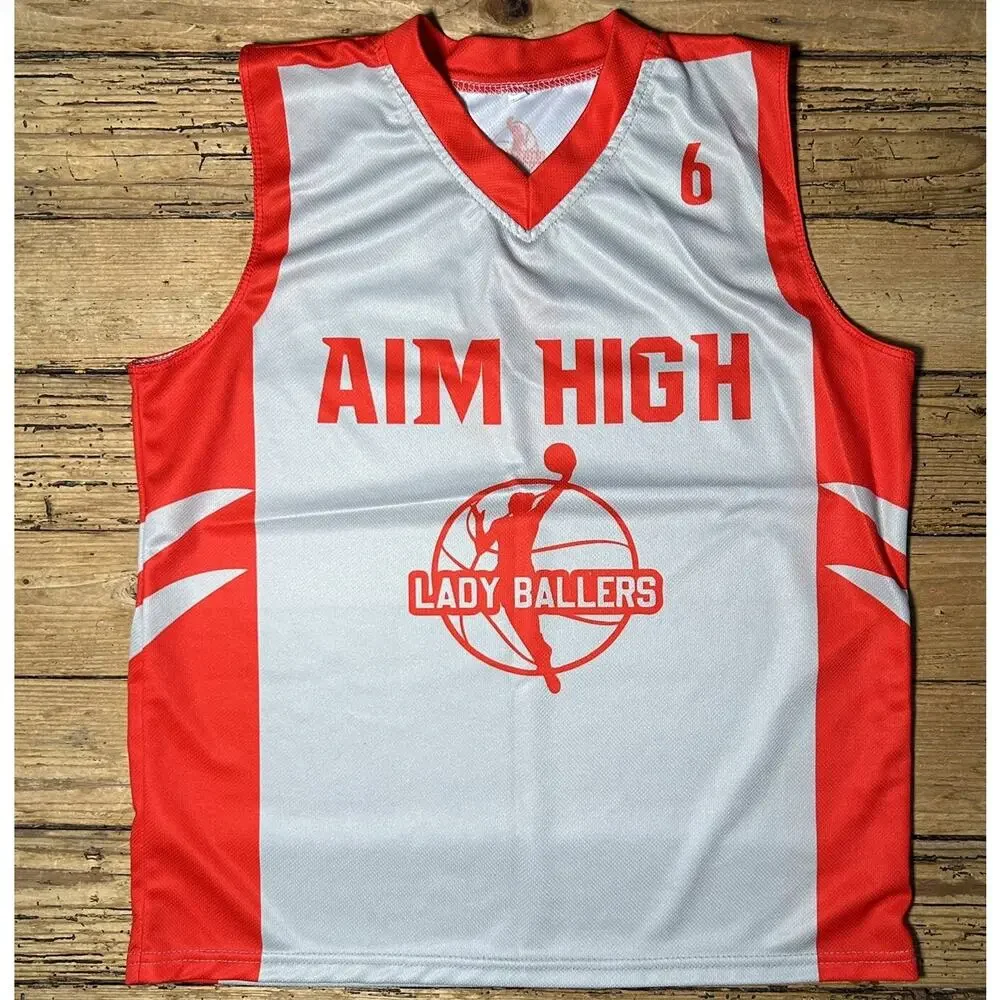 Aim High Lady Ballers Basketball Jersey Set Youth XL